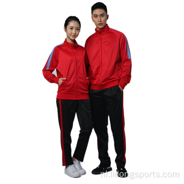 Tracksuit Design Men Aangepaste trainingsuit goedkoop trainingspak